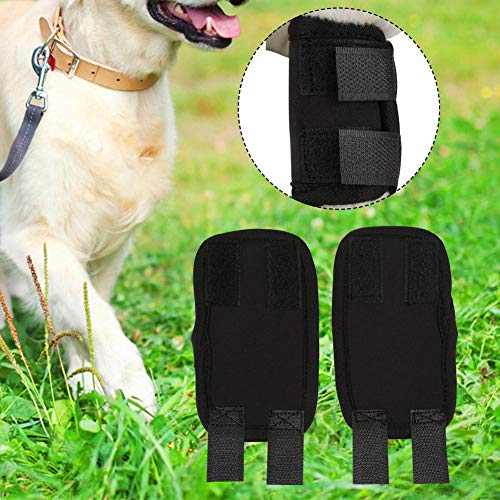 1 par de rodilleras para perro con protección de las articulaciones para mascotas quirúrgicas