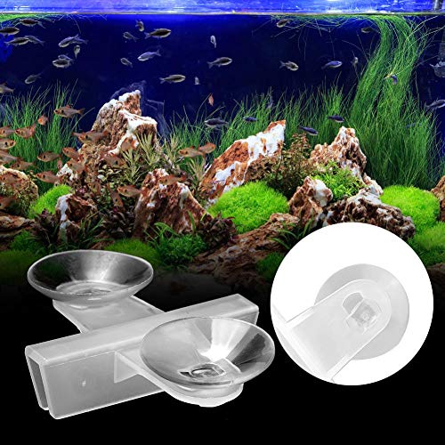 20 Unids Divisor Acuario Ventosa Gel de Sílice Sucker Soportes para Tanques de Pescado Cubierta de Cristal Separador Separador Soporte Clip de Soporte