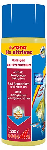 Acondicionador de agua sera Bio Nitrivec, el medio filtrante fluido, purificador de agua biológico para acuario