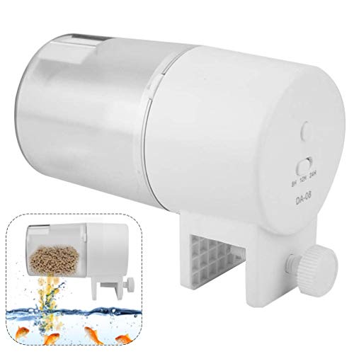 Acuario Alimentador automático de Peces Depósito de Peces Auto Food Timer Feeder Vacaciones Fin de Semana Pescado Dispensador de Comida para Peces Tortugas Tritones y Ranas