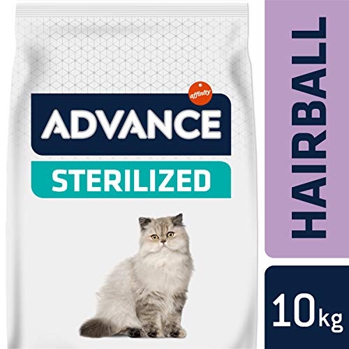 Advance Pienso para Gato Esterilizado Bolas de Pelo con Pavo - 10 Kg