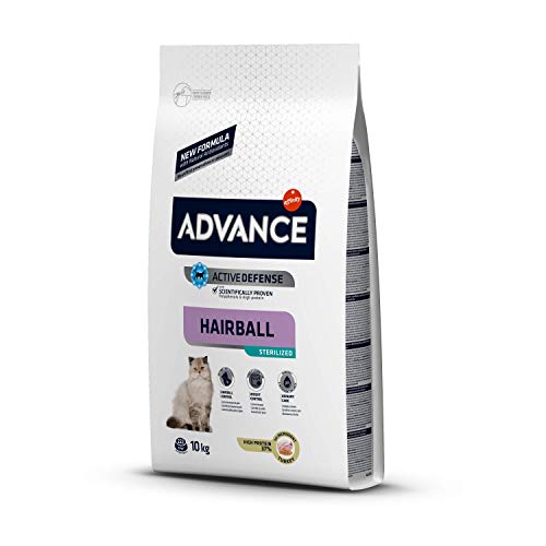 Advance Pienso para Gato Esterilizado Bolas de Pelo con Pavo - 10 Kg