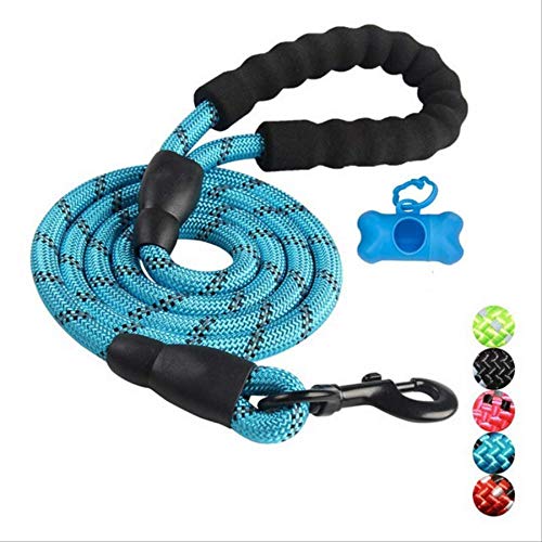 Ajustable Con Cinturón De Arnés De Perro De Nylon Duradero Color 1.5m Correa De Perro Mascota Correa De Entrenamiento Para Caminar Correa De Perro Gato Correa De Perro Correa De Perro 150cm Azul