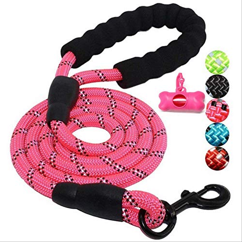 Ajustable Con Cinturón De De Nylon Duradera Para Perro Color 1.5m Correa Para Perro Mascota Correa De Entrenamiento Para Caminar Correa Para Perro Correa Para Perro Correa Para Perro 150cm Rosa