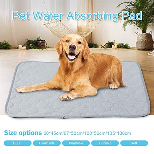 AleXanDer1 Almohadilla para Mascotas Impermeable Cama Admite Pee Pads Perro Estera De La Orina del Perro De Ratón del Perrito De Pee Cojín Reutilizable De Refrigeración Pad Mat Orina del Perro Casero