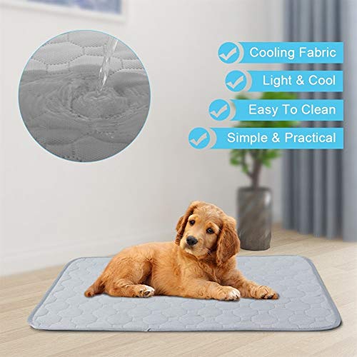 AleXanDer1 Almohadilla para Mascotas Impermeable Cama Admite Pee Pads Perro Estera De La Orina del Perro De Ratón del Perrito De Pee Cojín Reutilizable De Refrigeración Pad Mat Orina del Perro Casero