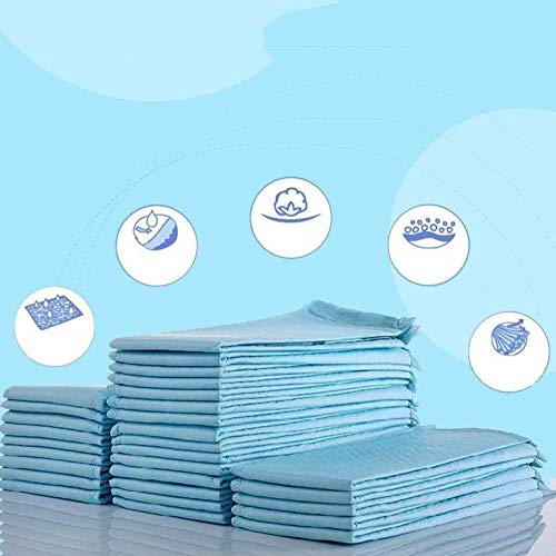 Alfombrilla higiénica de Entrenamiento para Perros,Almohadilla Sanitaria de Entrenamiento para Mascotas-Blue_L / 60 * 60cm / 40pcs,Almohadillas De Entrenamiento De Perro Y Cachorro