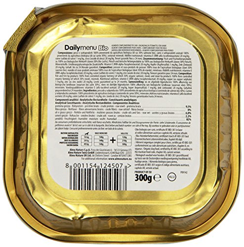 Almo Nature Daily Menu Bio Perros Forro con salmón (300 g)