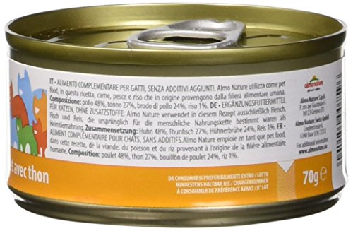 almo nature Mega Pack - Pollo y atún 6 latas de 70 g