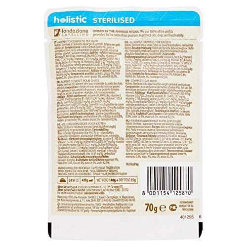 ALMO NATURE Sterilised al pollo gr. 70 - Mangimi umidi per gatti