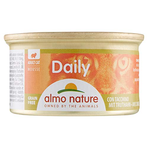 Almo Nature Tradition - Comida húmeda para Gatos Adultos almo Nature Daily Mousse con Pavo 85 gr