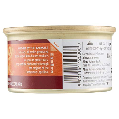 Almo Nature Tradition - Comida húmeda para Gatos Adultos almo Nature Daily Mousse Pato 85 gr