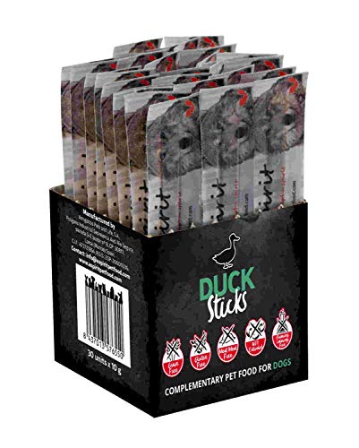 ALPHA SPIRIT Snack Perro Pato 1 Caja x 30 barritas Individuales