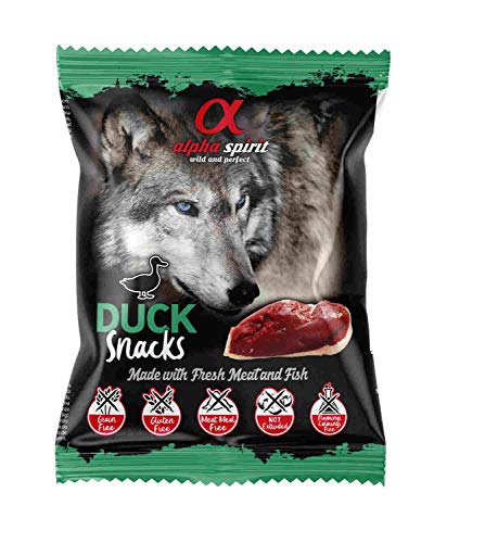 ALPHA SPIRIT Snack Perro Sabor Pato 24 und. X 50 gr