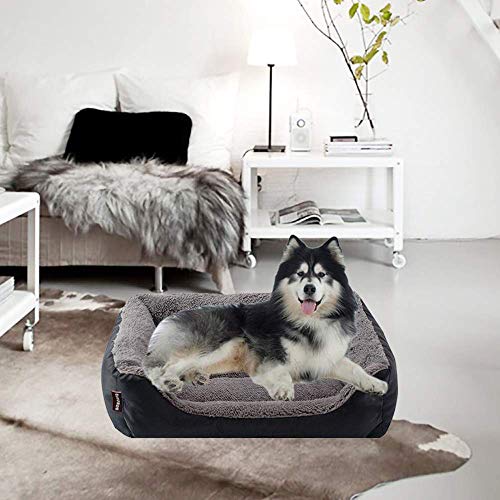 Anjing - Cama Impermeable para Perro o Gato, Suave, Lavable, con Base Antideslizante Resistente al Agua