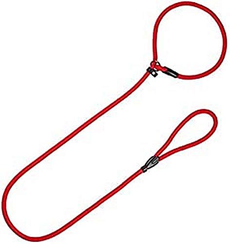 Arppe 4033011017 Correa Collar Educativo Nylon Redondo, 9 mm, Rojo