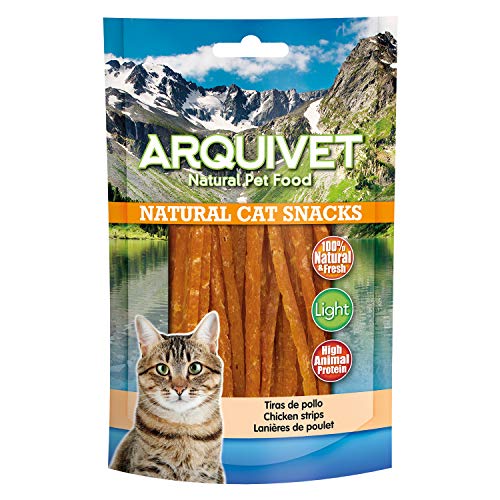 Arquivet Snack Gato, Tiras de Pollo, 50 gr - 70 gr