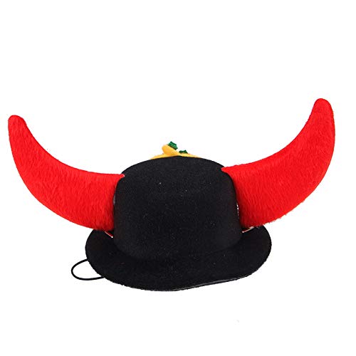 Asudaro Sombrero de Navidad para Mascotas Halloween Divertida Tocados Invierno para Perros y Gatos Muñeco de Nieve/Papá Noel/Alce/Árbol de Navidad/Disfraz de Murciélago, Árbol Verde