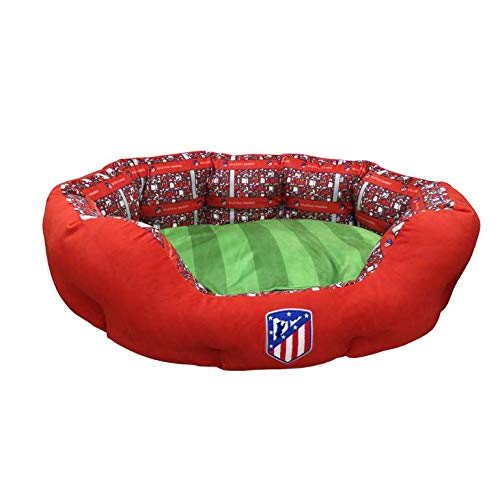 Atletico de Madrid BE-01S-ATL Cama para Animales de Compañía, Talla S