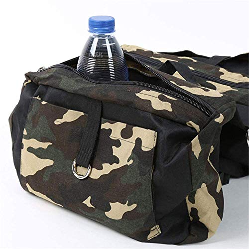 B-1 Mochila para Perro con Grandes Bolsillos, Mochila Perro Arnés Alforja Bolsa de Hombro Ajustable para Perros Grandes Al Aire Libre Viajar Senderismo Cámping Caminar,M