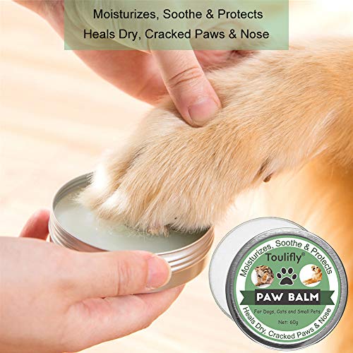 Bálsamo Mascotas, Bálsamo Perros, Dog Paw Nose Balm, Bálsamo para la Nariz y para Las Patas agrietadas y Que pican de Perros, Protege y Repara Piel Seca y Agrietada