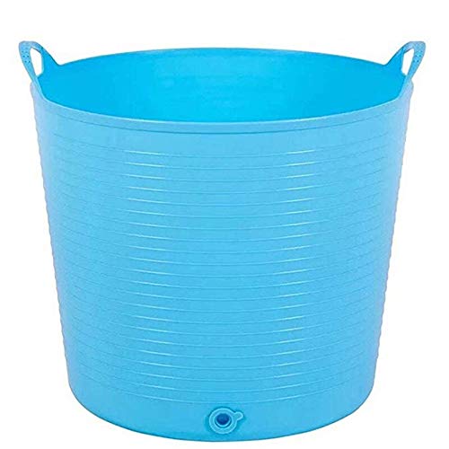 Barrera de baño para perros, plástico suave, bañera para perros portátil, aseo para mascotas, lavabo para baño, bañera para gatos, bañera de hidromasaje, caja de almacenamiento de juguetes,Azul,L