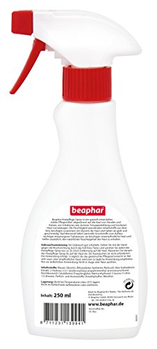 Beaphar Hautpflege Spray für Hunde und Katzen | Gegen trockene und schuppige Haut | Beugt Juckreiz VOR | Mit Aloe Vera & Nachtkerzenöl | 250 ml Sprühflasche