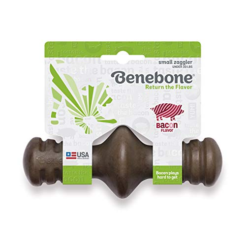 Benebone Zaggler - Juguete para masticar para perros, fabricado en Estados Unidos