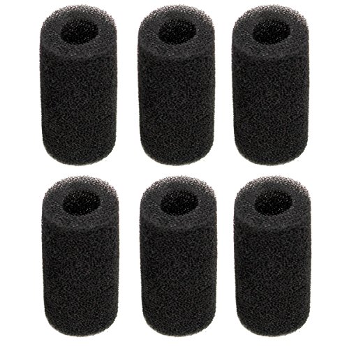 BESTOMZ 6 PCS Fish Tank Prefiltro Esponja Rollo Cartucho de Espuma Filtros de Repuesto para Acuario (22mm)