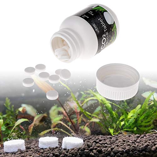 Biniwa Aquarium CO2 Tablet, dióxido de Carbono, difusor de Tanque de Peces Agua Planta acuática Hierba