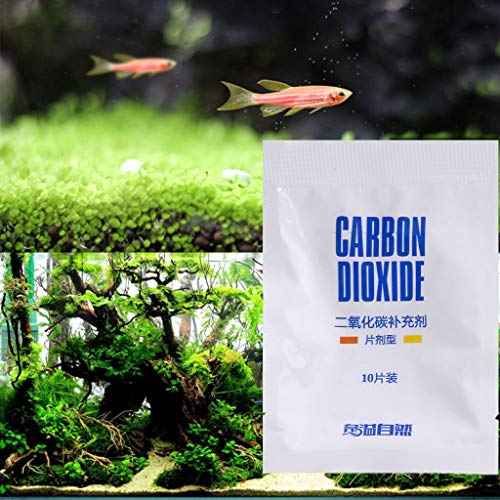 Biniwa Aquarium Co2 Tablet, Suplementos de dióxido de Carbono, difusor de Tanque de Peces, Plantas de Agua