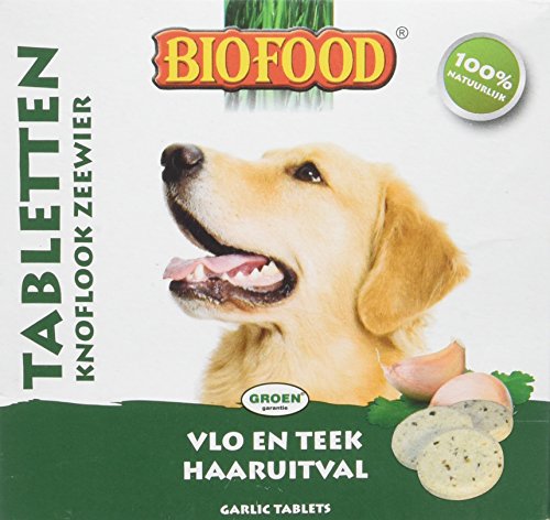 BIOFOOD - Lote de 55 Pastillas antipulgas para Perro/Gato