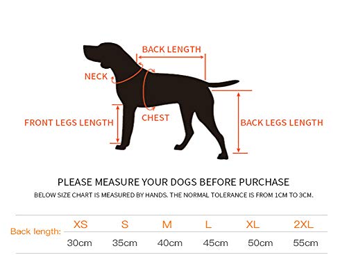 BLACKDOGGY Abrigos para Perros Impermeable Medio con Orificio para arnés, Deporte al Aire Libre de Primera Calidad, Resistente al Viento Cálido para Perros de Clima frío Chaquetas Negro Talla M