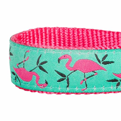 Blueberry Pet - Collar para Perro (45,7 a 66 cm), diseño de Flamenco Rosa