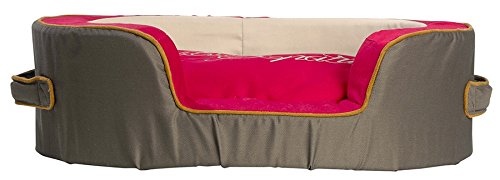 Bobby American – Cesta para Perro Talla L, Color Rojo