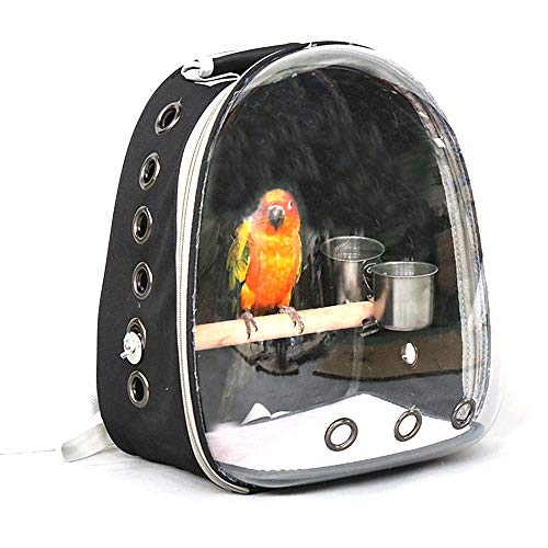 Bolsa plegable para mascotas Loro fuera Mochila for llevar jaula jaula de pájaro del loro fuera de la caja de aves Estuche Fuera de la jaula del recorrido del animal doméstico del portador del bolso