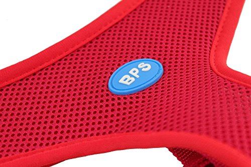 BPS Arnés para Perros Mascotas Callar para Perros Mascotas 6 Tamaños para Elegir para Perro pequeño Mediano y Grande (XS, Rojo) BPS-3862RJ