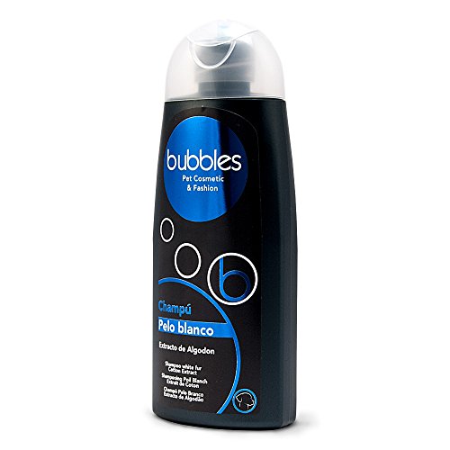 Bubbles - Champú Pelo Blanco Extracto Algodón, 0.25KG