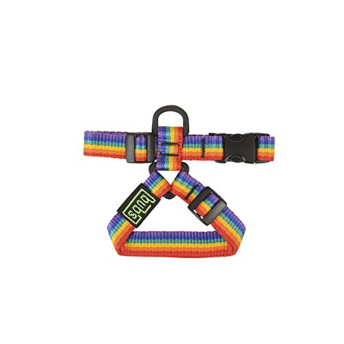 bub's Petral diseñado para Perros medianos y pequeños Comprobar tamaño (Pequeño, Rainbow)