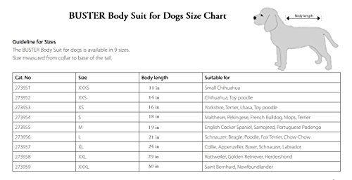 Buster - Body Easygo para perros,Negro,L