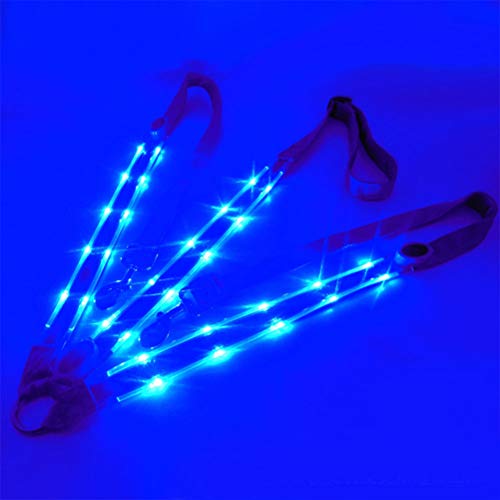 Bweele Arnés LED, arnés LED para el Pecho Arnés para Caballos con luz LED Foco Arnés para Caballos Correa para el Pecho de Caballo para entornos Oscuros Al Aire Libre y Ecuestre