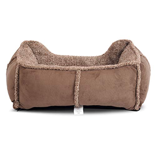 Cama de Perro Perrera Than Bear Perros medianos Invierno Cálido Lana dorada grande Colchón Nido de la casa de perro Nido removible y lavable Cuatro estaciones ( Size : Xl:98*73*24cm )