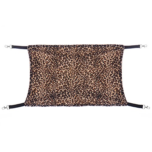 Cama Gato Colgante,GZQES,Mascota gato Hamaca,Cama Animal Colgante Perro, Color Leopardo