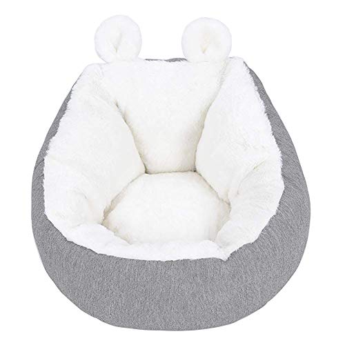 Cama para Mascotas/Cuna Redonda Ovalada Nido Tumbona Cama para Mascotas para Perros Gatos Cojín De Felpa Suave para Mascotas, Cama para Mascotas Lavable A Máquina Antideslizante,A,M