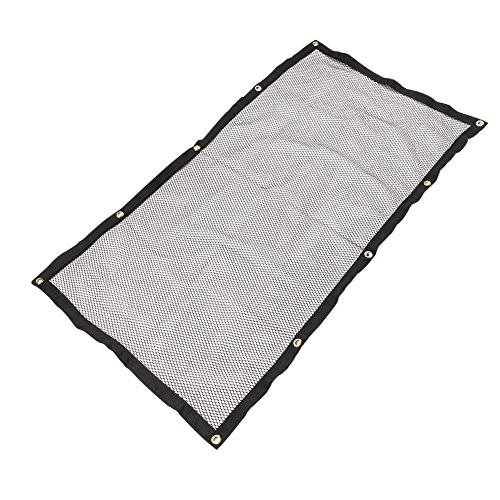 Candora - Barrera de seguridad de coche para mascota – Red de seguridad para coche que funciona como puerta trasera para transportar perros, 115 cm x 62 cm