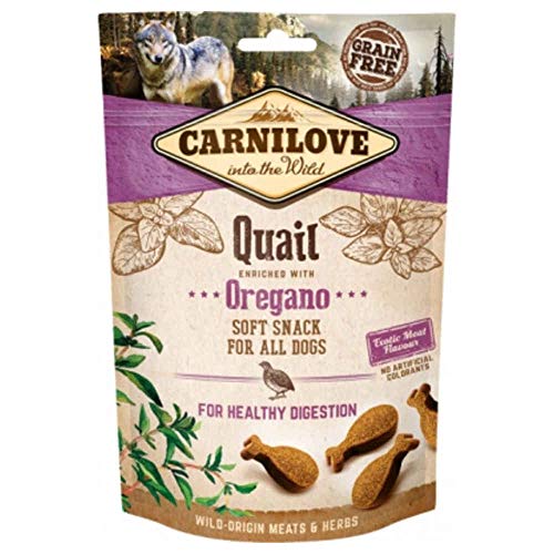 Carnilove Crunchy Snack Quail & Oregano, Premios para Perro, 200G - 200 gr