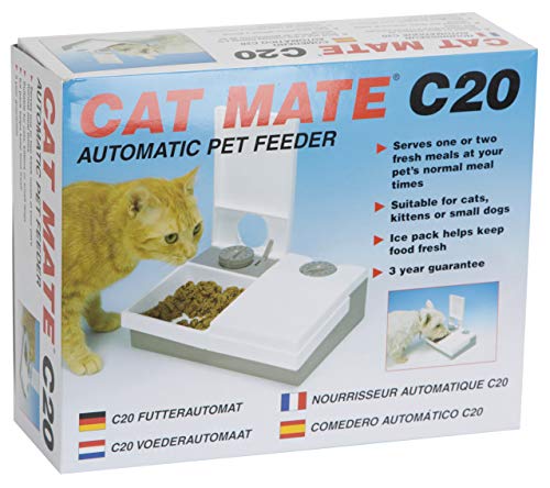 Cat Mate Alimentador automático para Mascotas C20