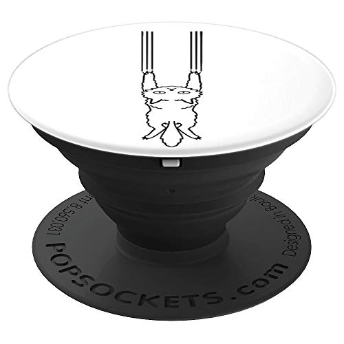 Cat Wallpaper Scratch Funny Cat Kitty Pet Lover Gift PopSockets Agarre y Soporte para Teléfonos y Tabletas