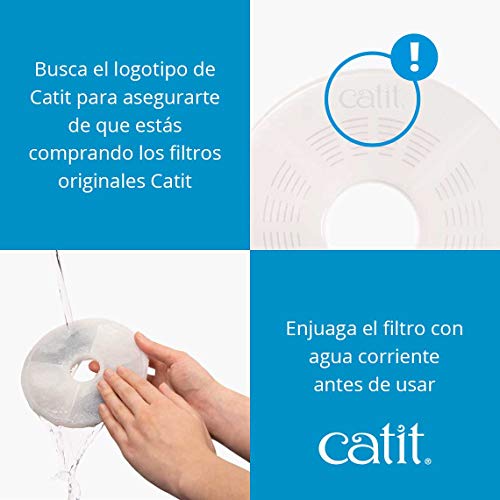 Catit Catit Bebedero Fuente Flor LED 3 LTS 1 Unidad 2000 g