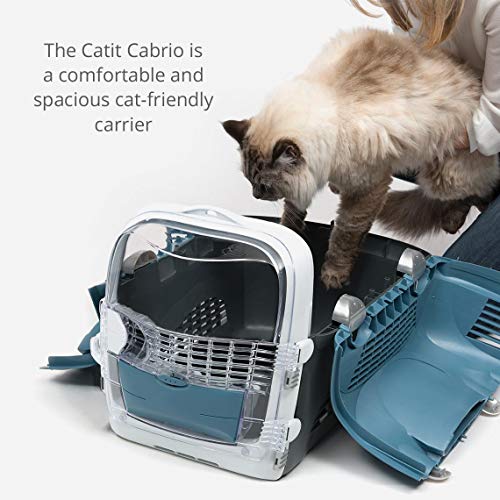 Catit Pet Cabrio Transportín Azul, Blue Grey